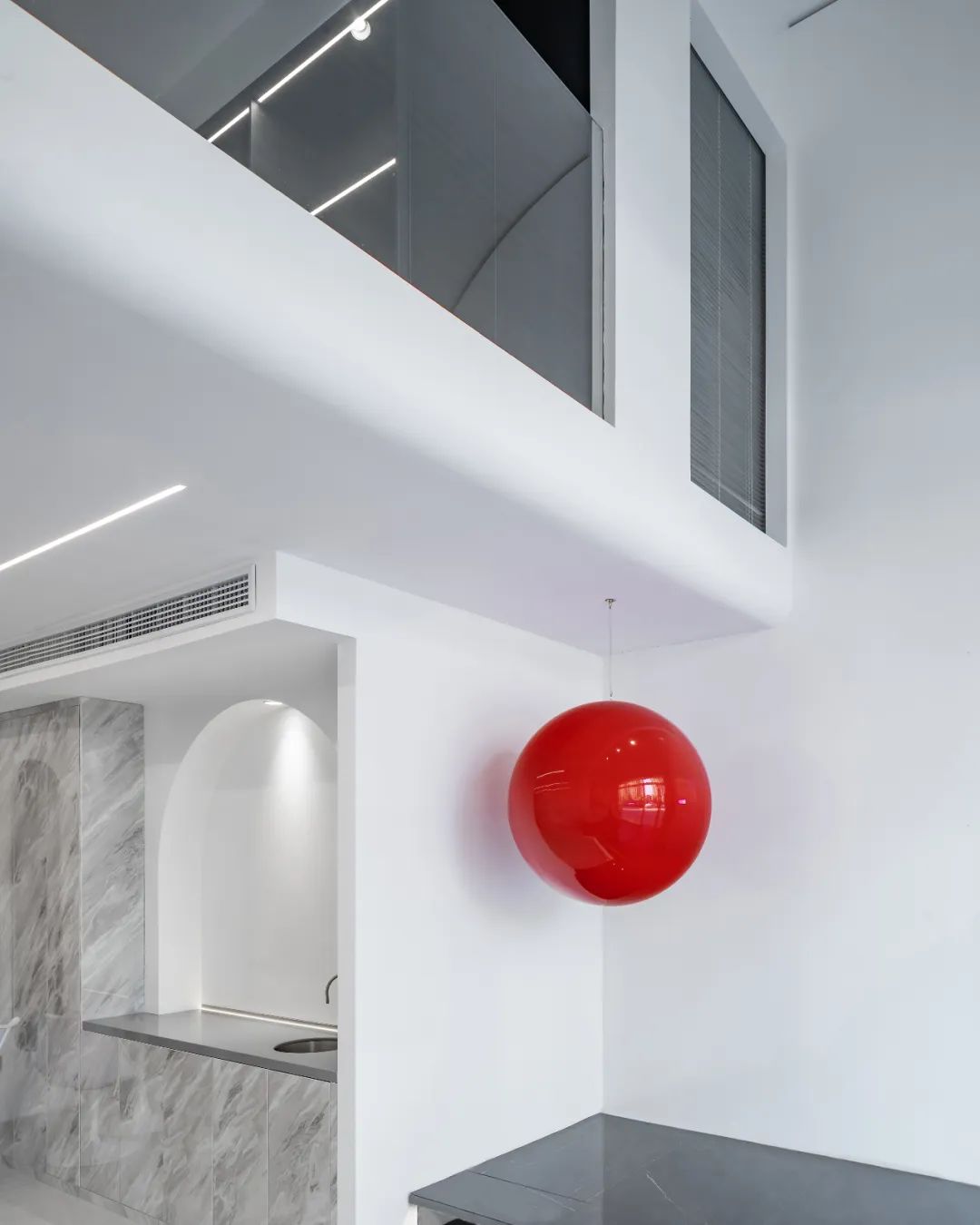 淮安观恒设计办公室 | 极简缀红,艺术空间的典范-13