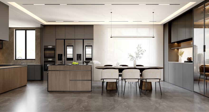 450m²极简风家居设计-8