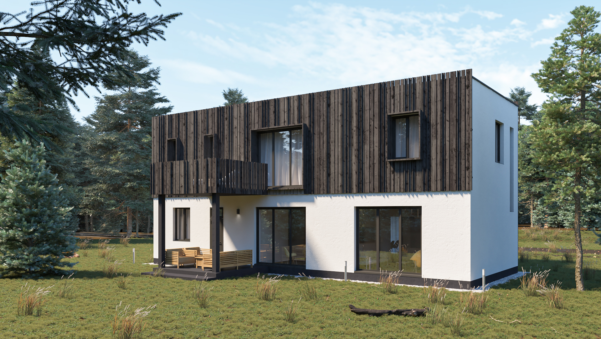 Commercial visualization of the village 2-3