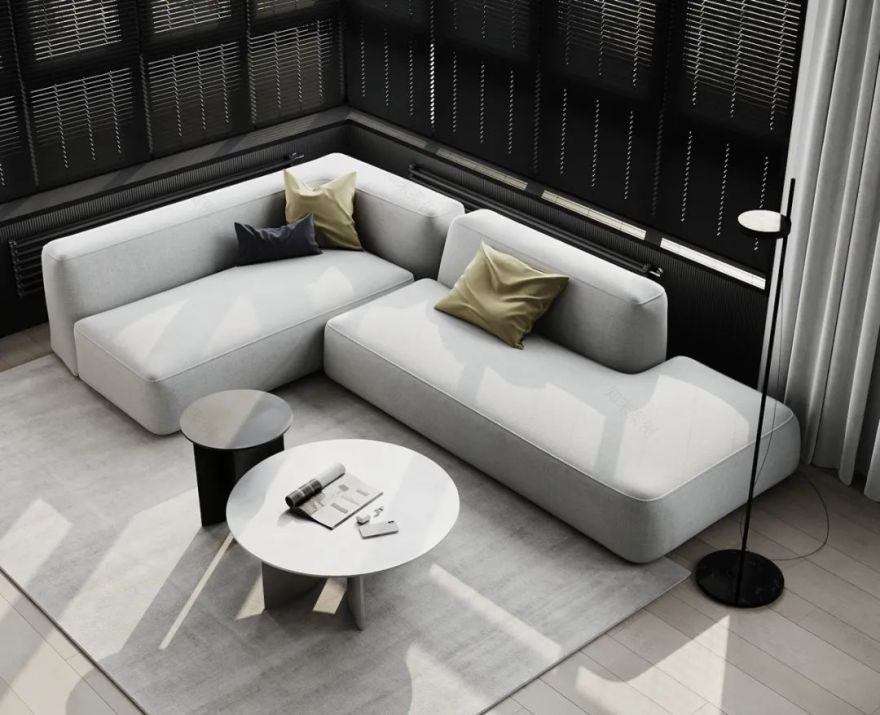 97㎡现代简奢公寓-15