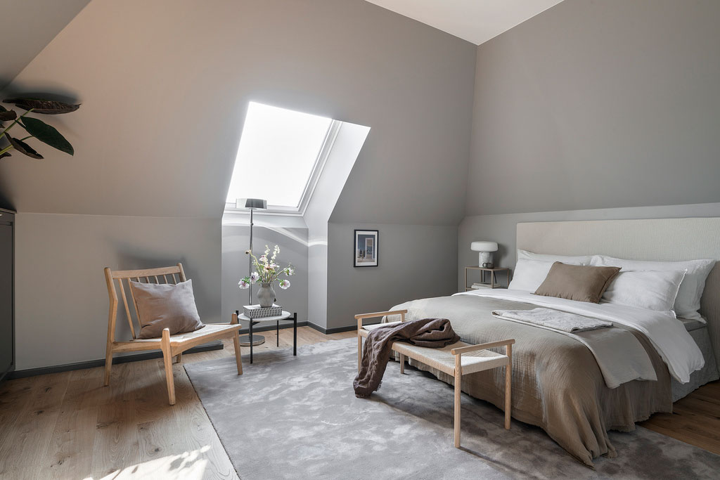 斯德哥尔摩郊区时尚阁楼设计-19