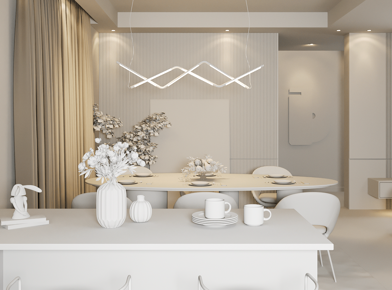 接待区设计丨Ebtehal Selim-2