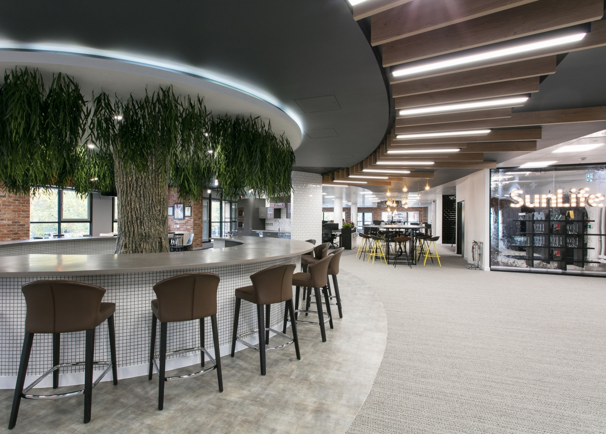 英伦金融公司 SunLife 现代办公室设计-8