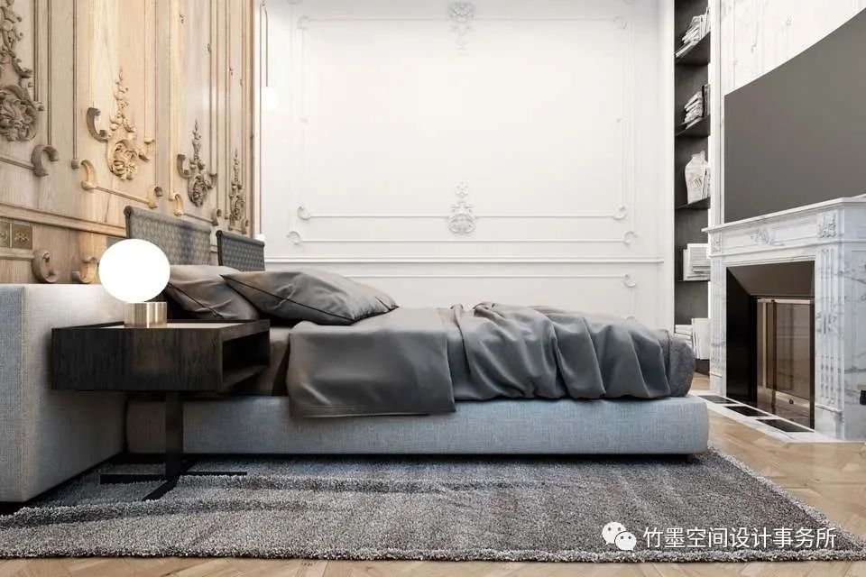 优雅轻奢的私宅设计丨竹墨空间设计事务所-28