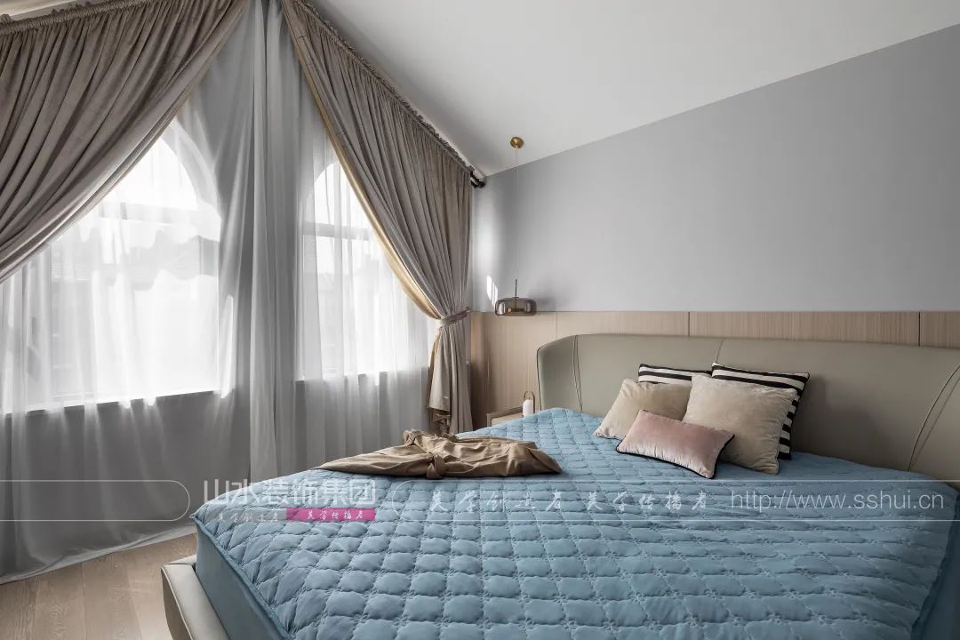 悦湖山院现代家居设计丨洪尧-51