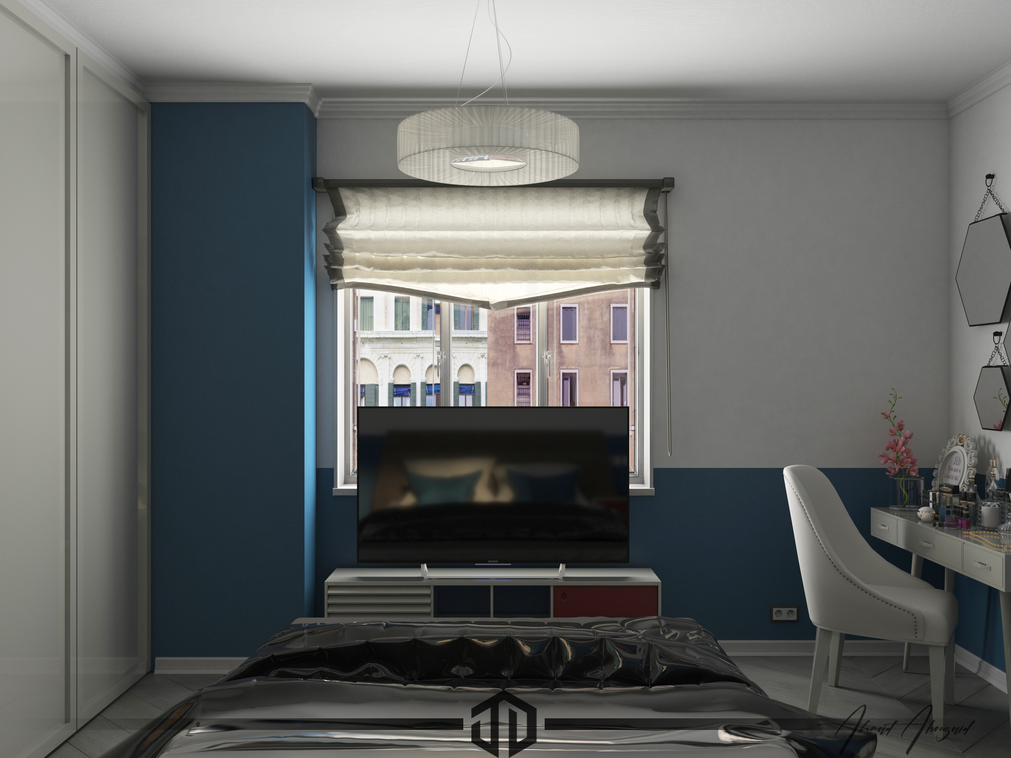 Bluish Bedroom - Maadi-2