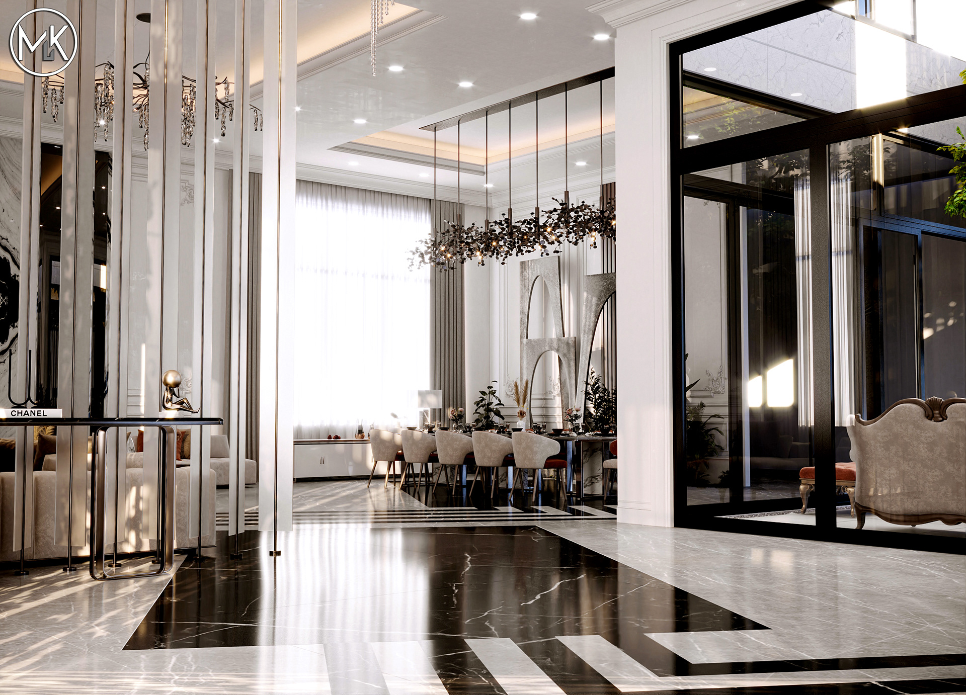 新古典别墅设计丨卡塔尔多哈丨Muhamed Khaled-14