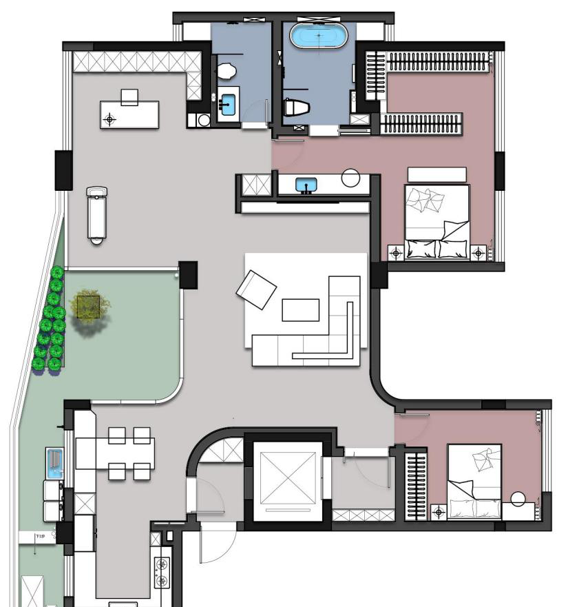 金科廊桥水乡极简艺术空间-2