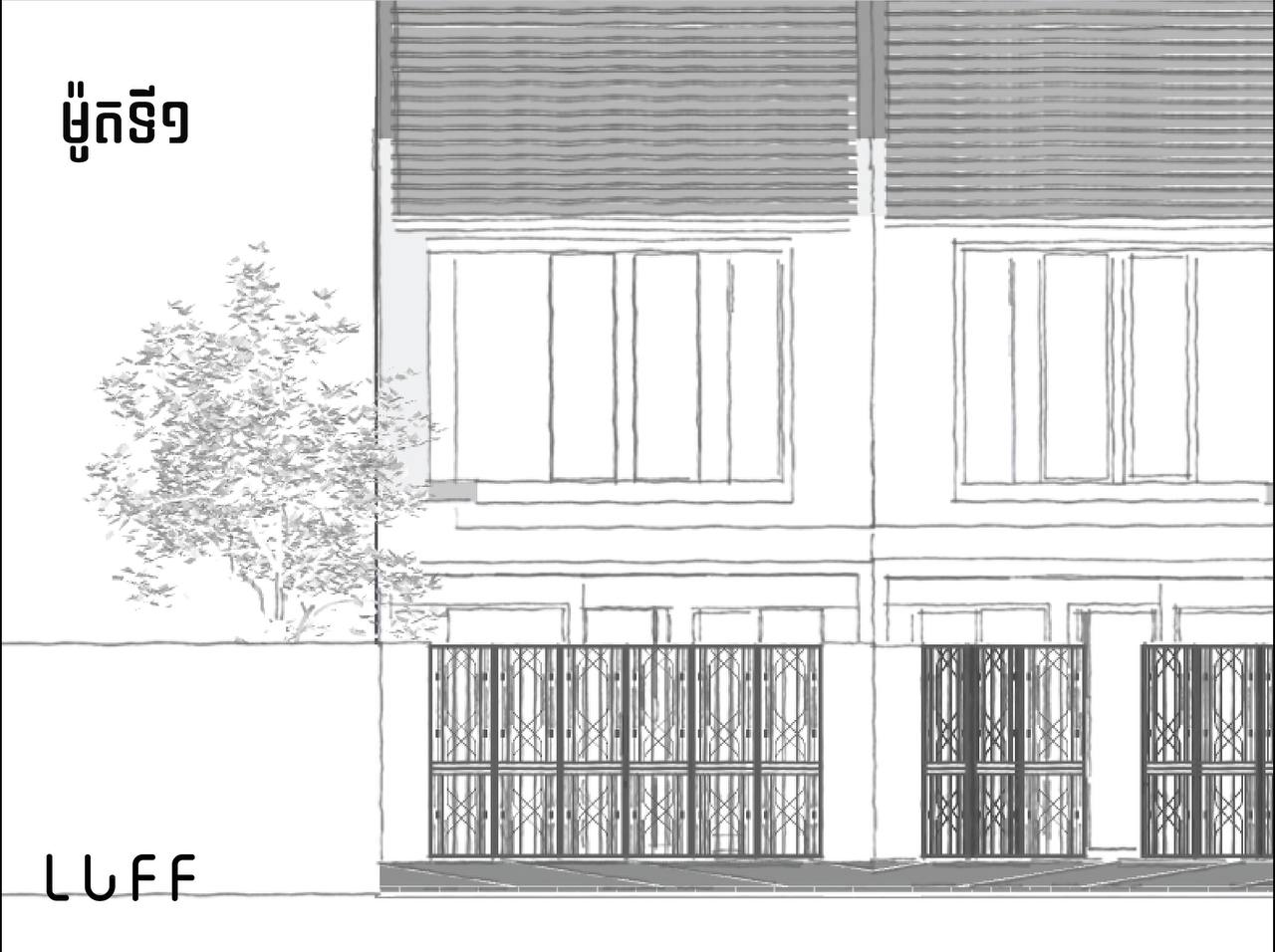 现代大门丨柬埔寨金边市丨Luff Studio-1