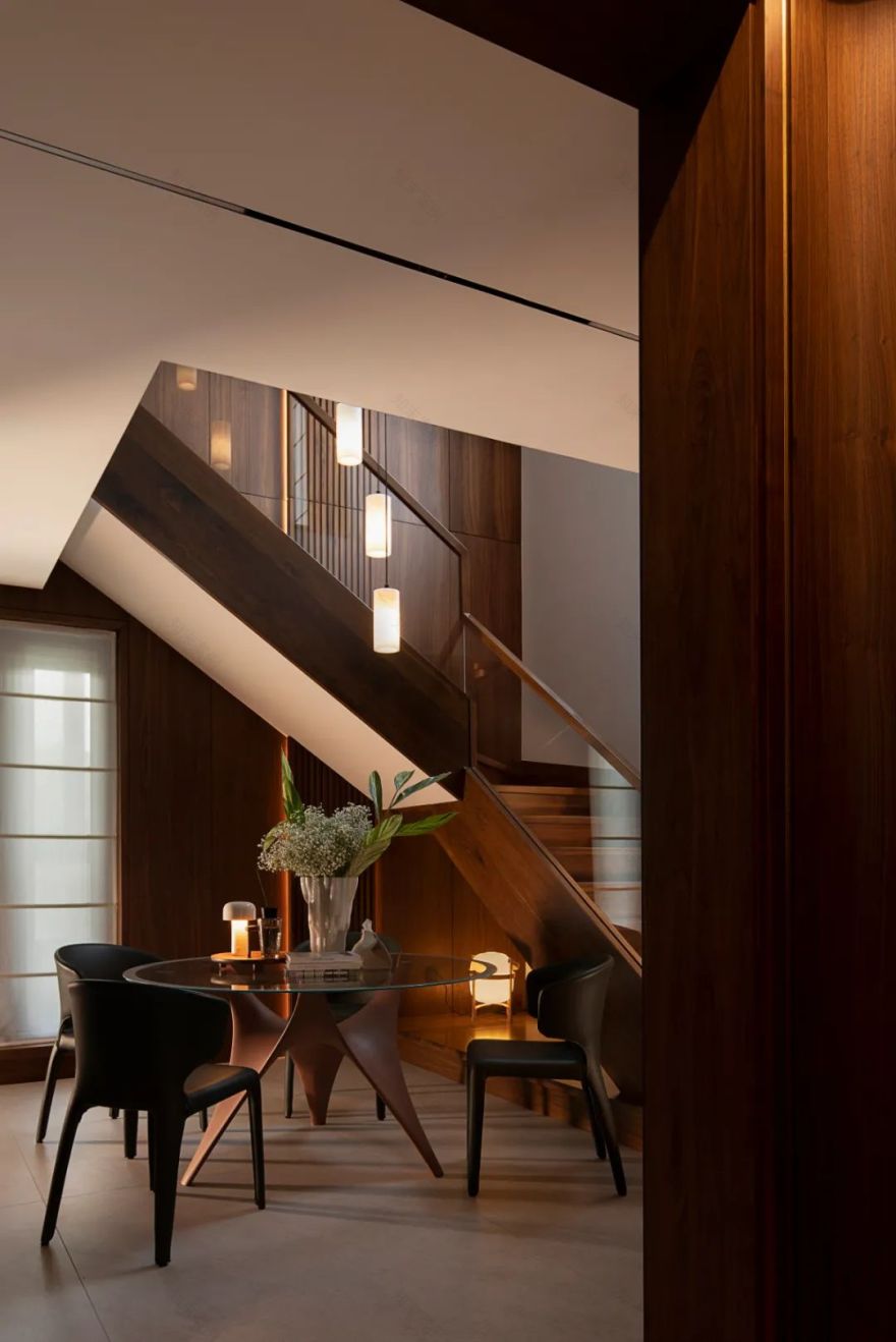 胡桃木的温润,营造光影下的生活感 | 千上设计-39