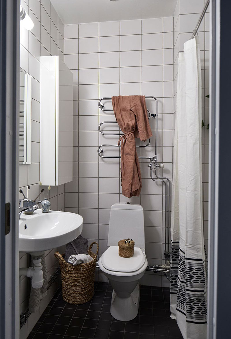 斯德哥尔摩黑白公寓，绿植细节打造舒适空间-28