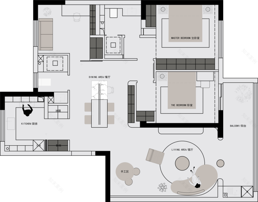 宏福樘实景|沐光|当空间褪去风格桎梏-5