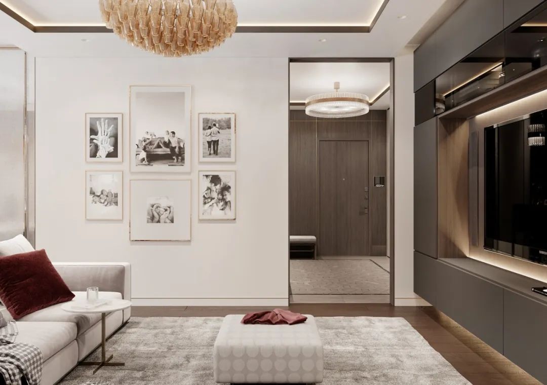 高级灰金属风格住宅丨俄罗斯丨俄罗斯圣彼得堡设计师 Gavriil Verbitsky-7