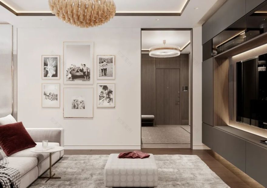 高级灰金属风格住宅丨俄罗斯丨俄罗斯圣彼得堡设计师 Gavriil Verbitsky-7