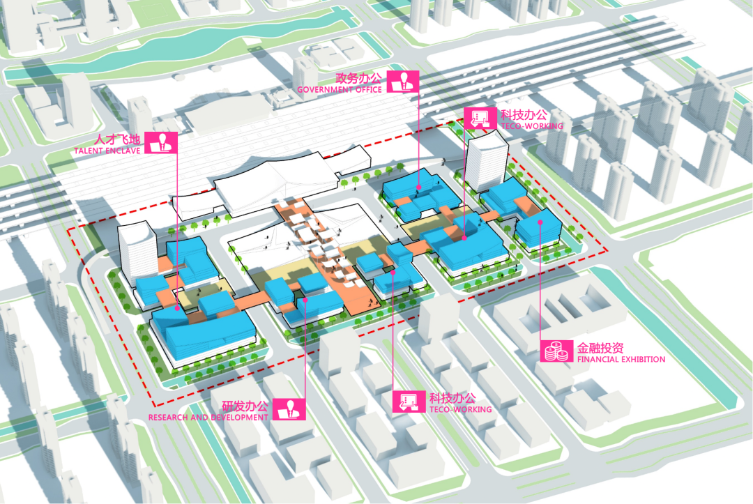 苏州张家港高铁站东片区城市设计项目丨中国苏州丨FTA-35