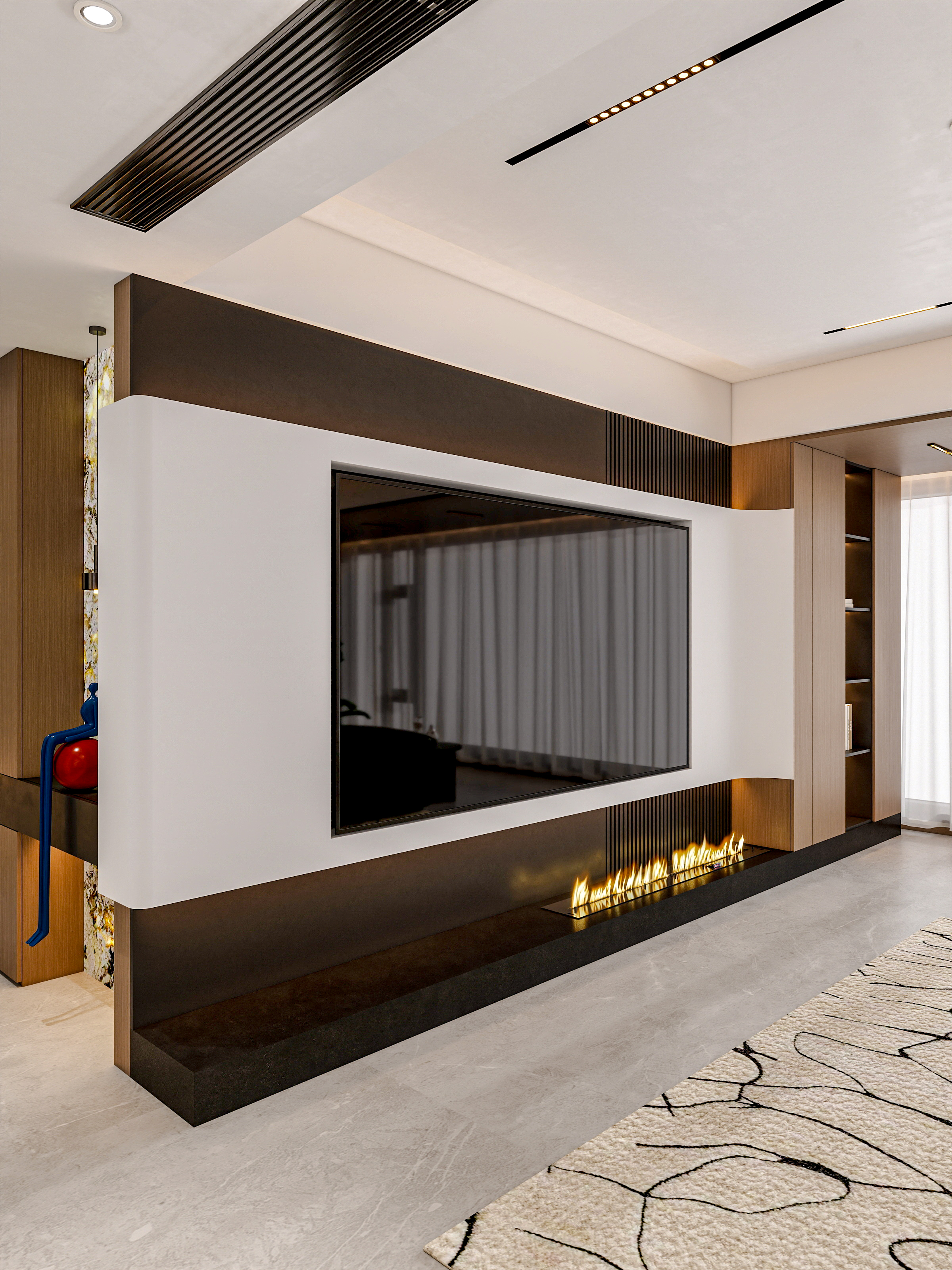 四川成都锦熙华庭鹭湾一号（138平方意式极简三居室）-9