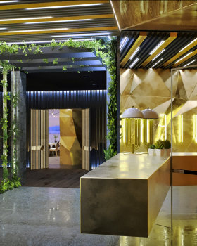 Design project of the restaurant "Riviera"