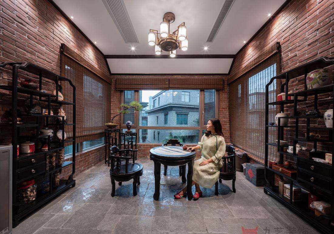 九艺装饰丨别墅丨【优雅中式】东方极境-89