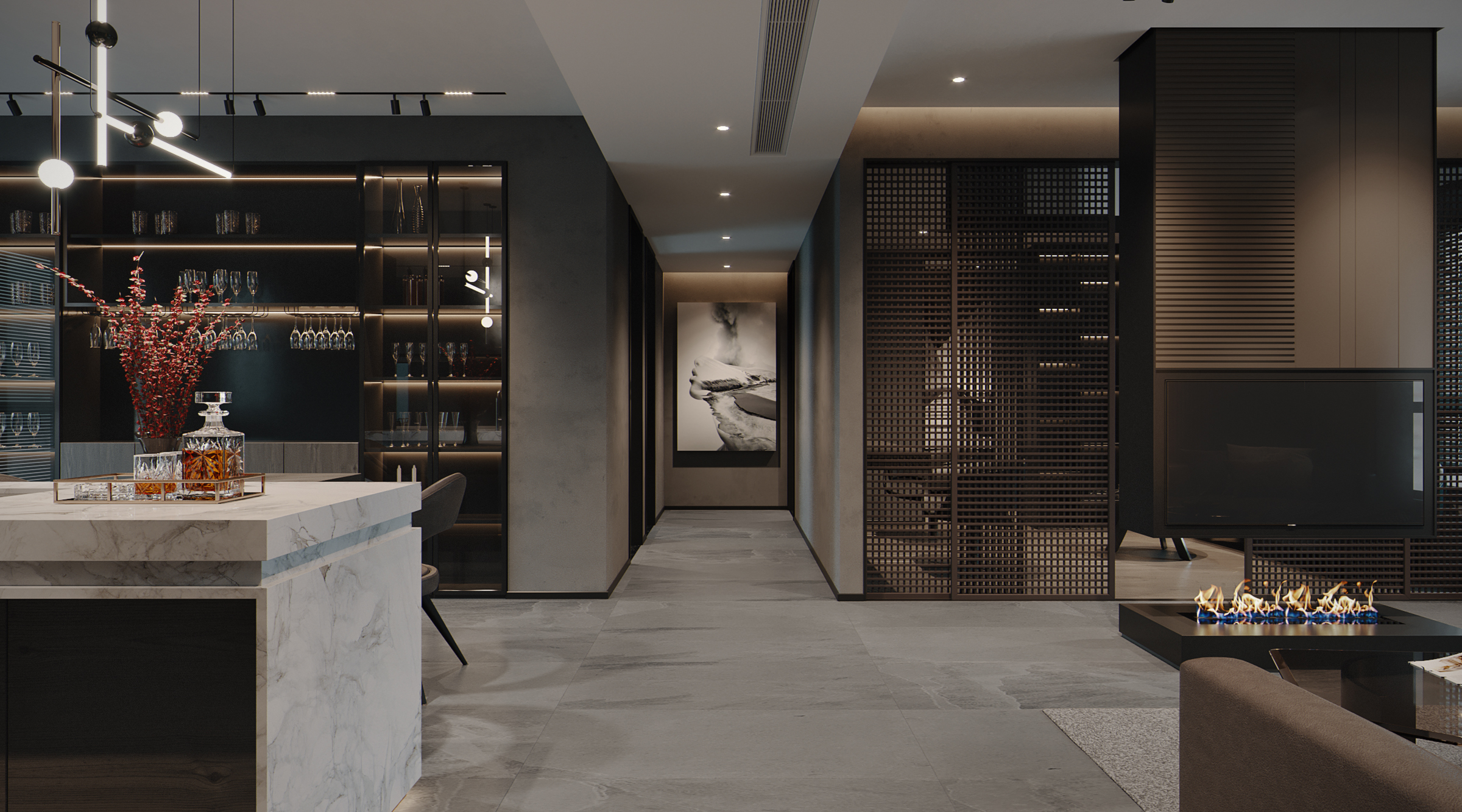 现代暗调风格-2