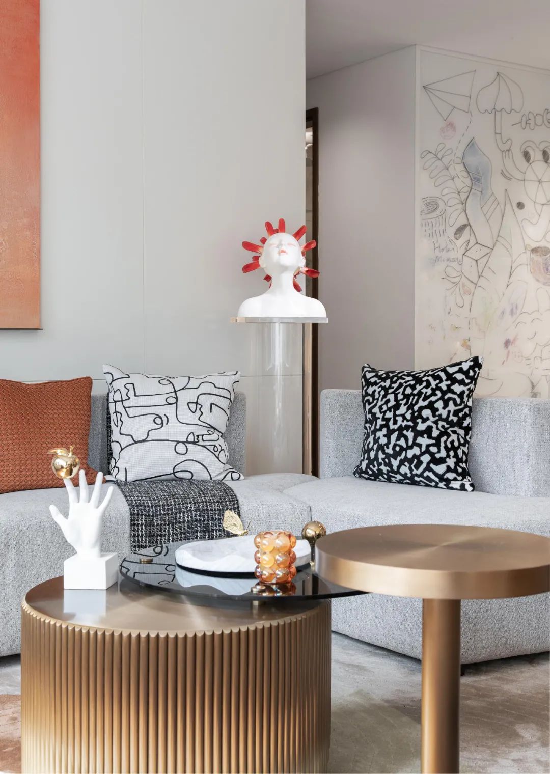 现代时光里的永恒和诗意的住宅样板间-15