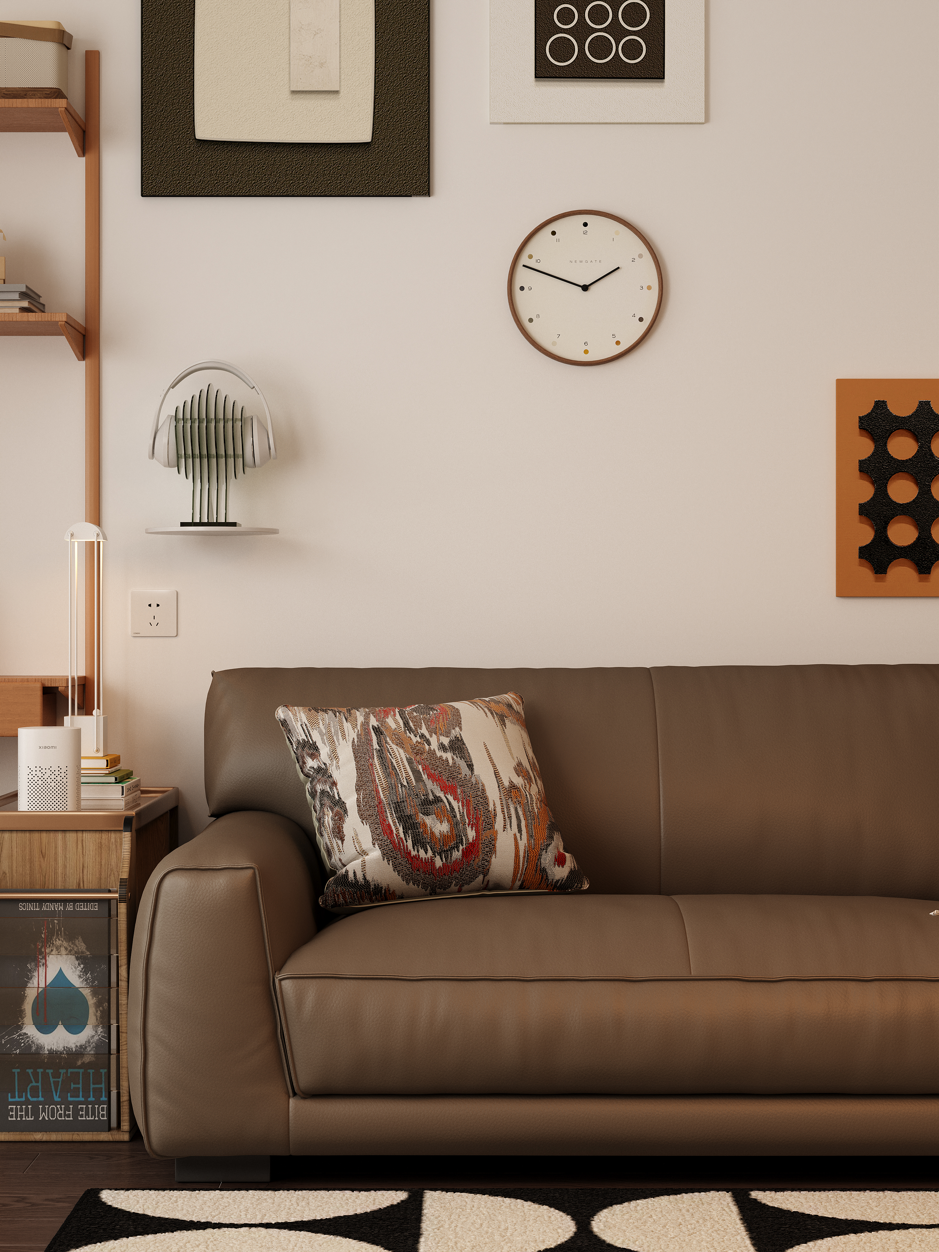 黑白棕搭配室内设计-14