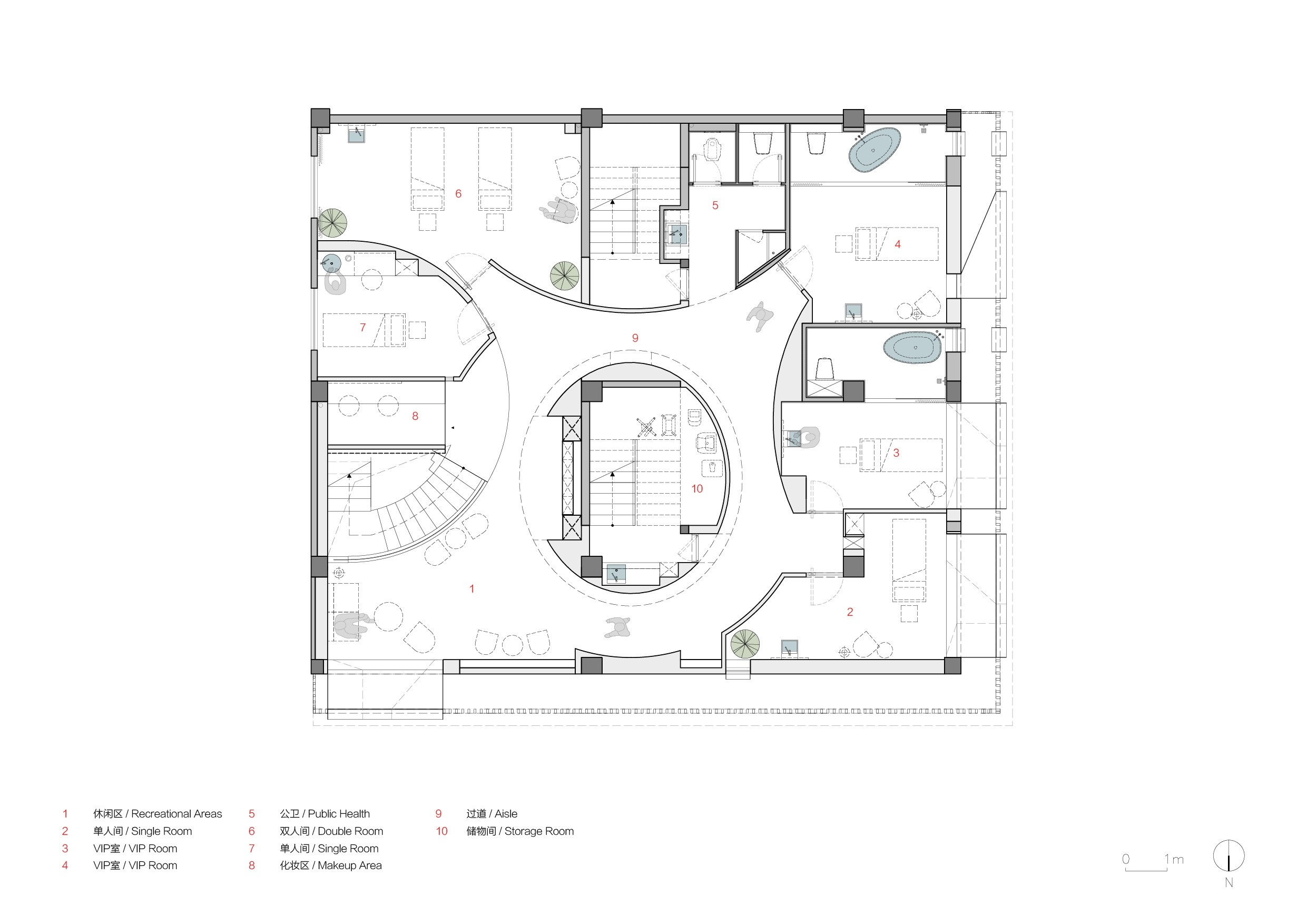 镜之峡谷莱美医疗美容丨中国揭阳丨质感建筑设计-57