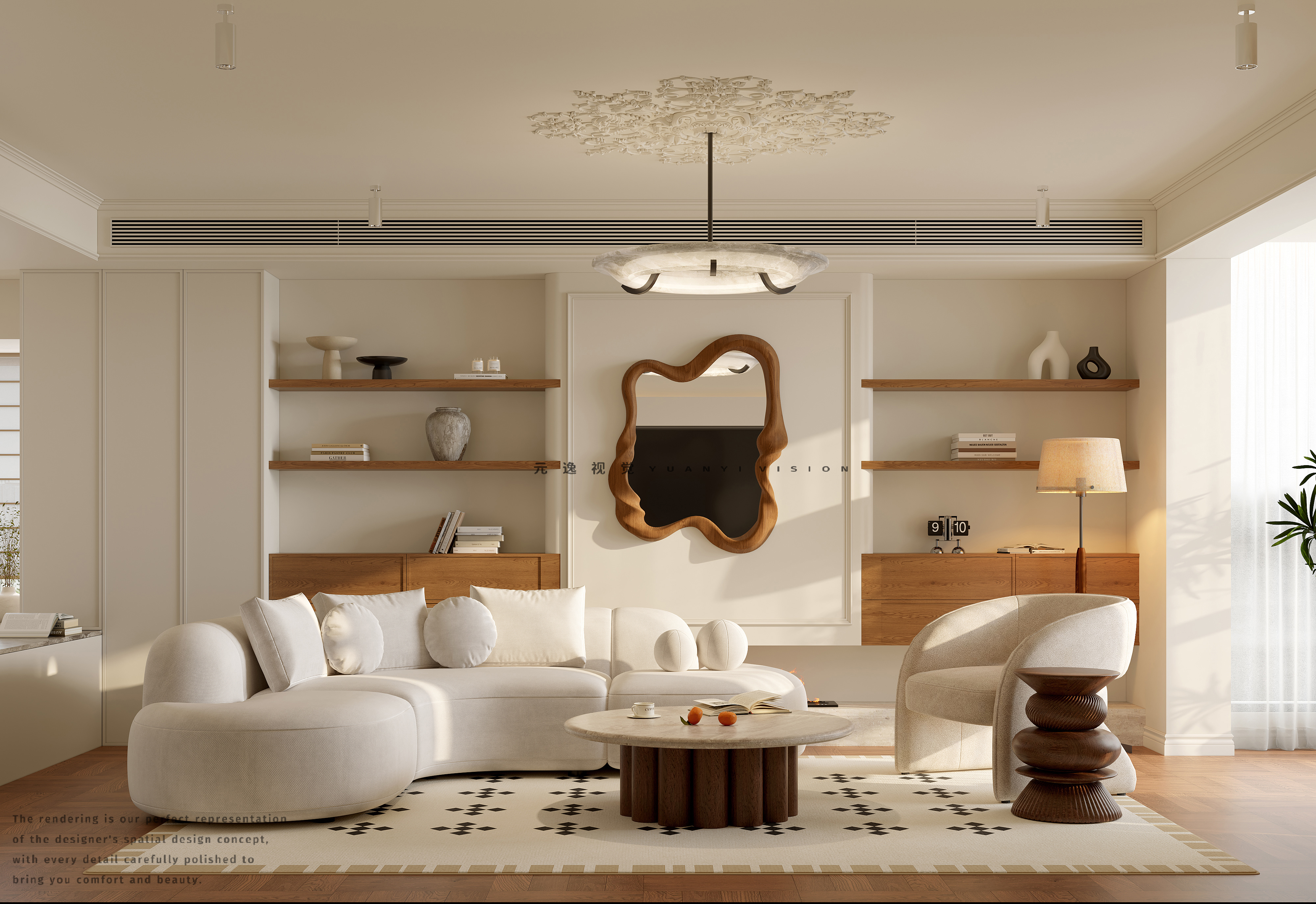 解构中古法式美学 · 住宅全案设计个人效果图表现-11