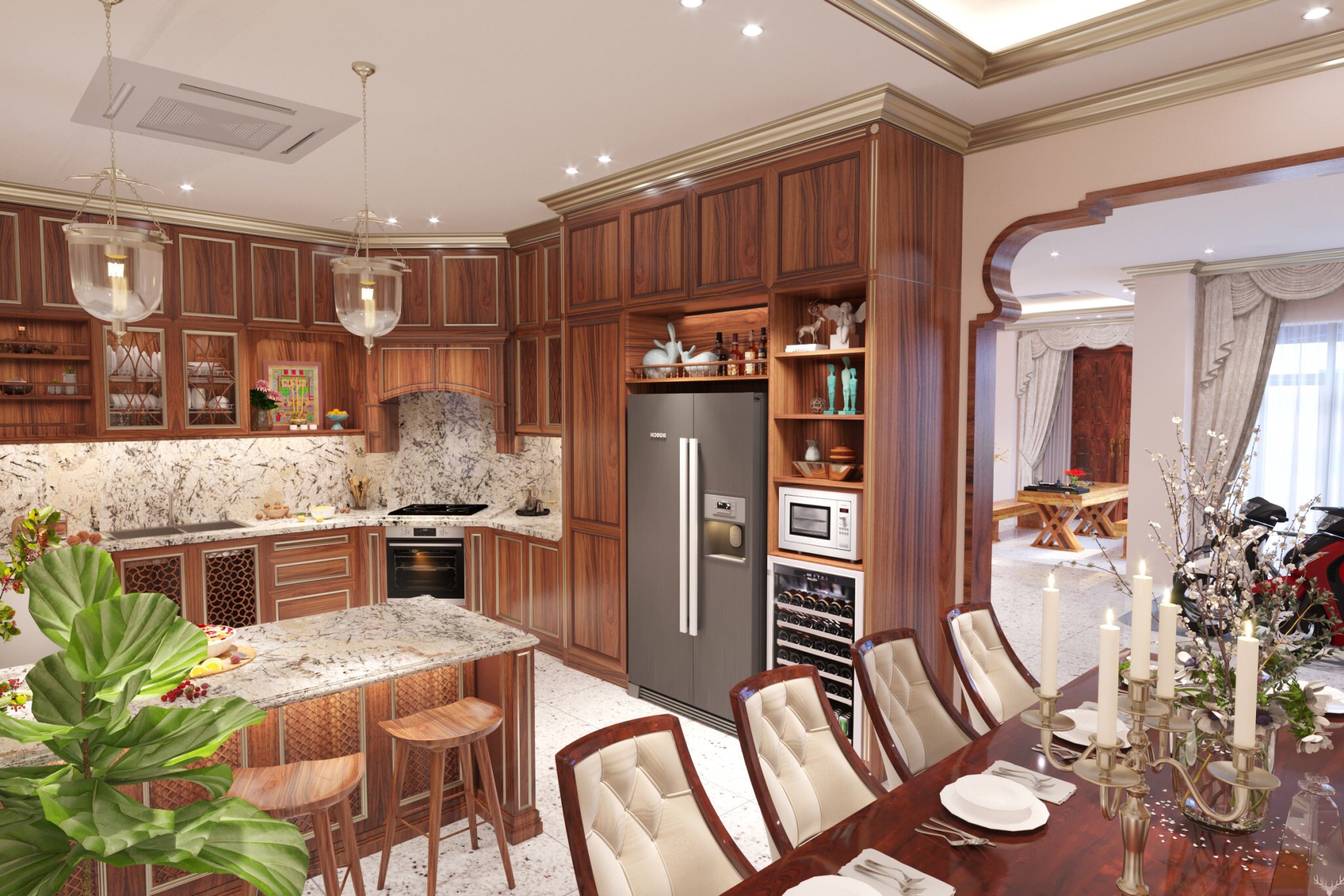 Full inteiror design of a town house in Sai Gon Vietnam-15