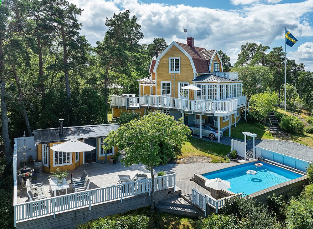 瑞典湖边传统郊区别墅设计丨瑞典斯德哥尔摩-6