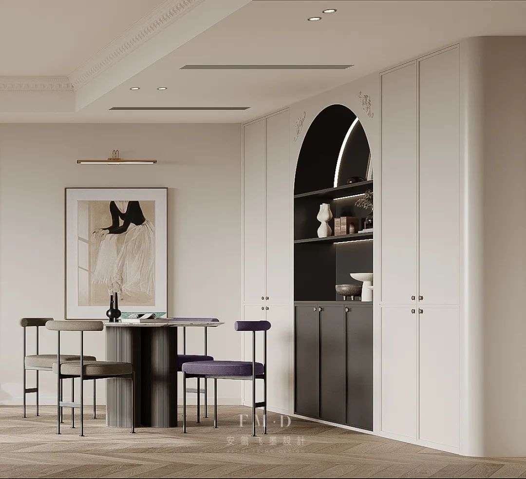 140㎡法式自由空间丨中国六安丨飞墨设计组-32