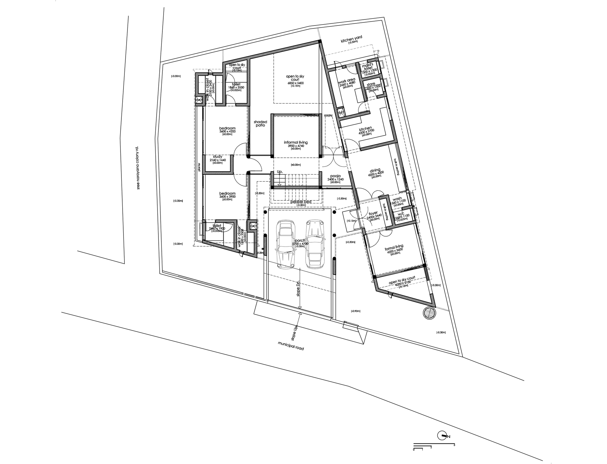 印度歪斜住宅 | 现代与自然的完美融合-76