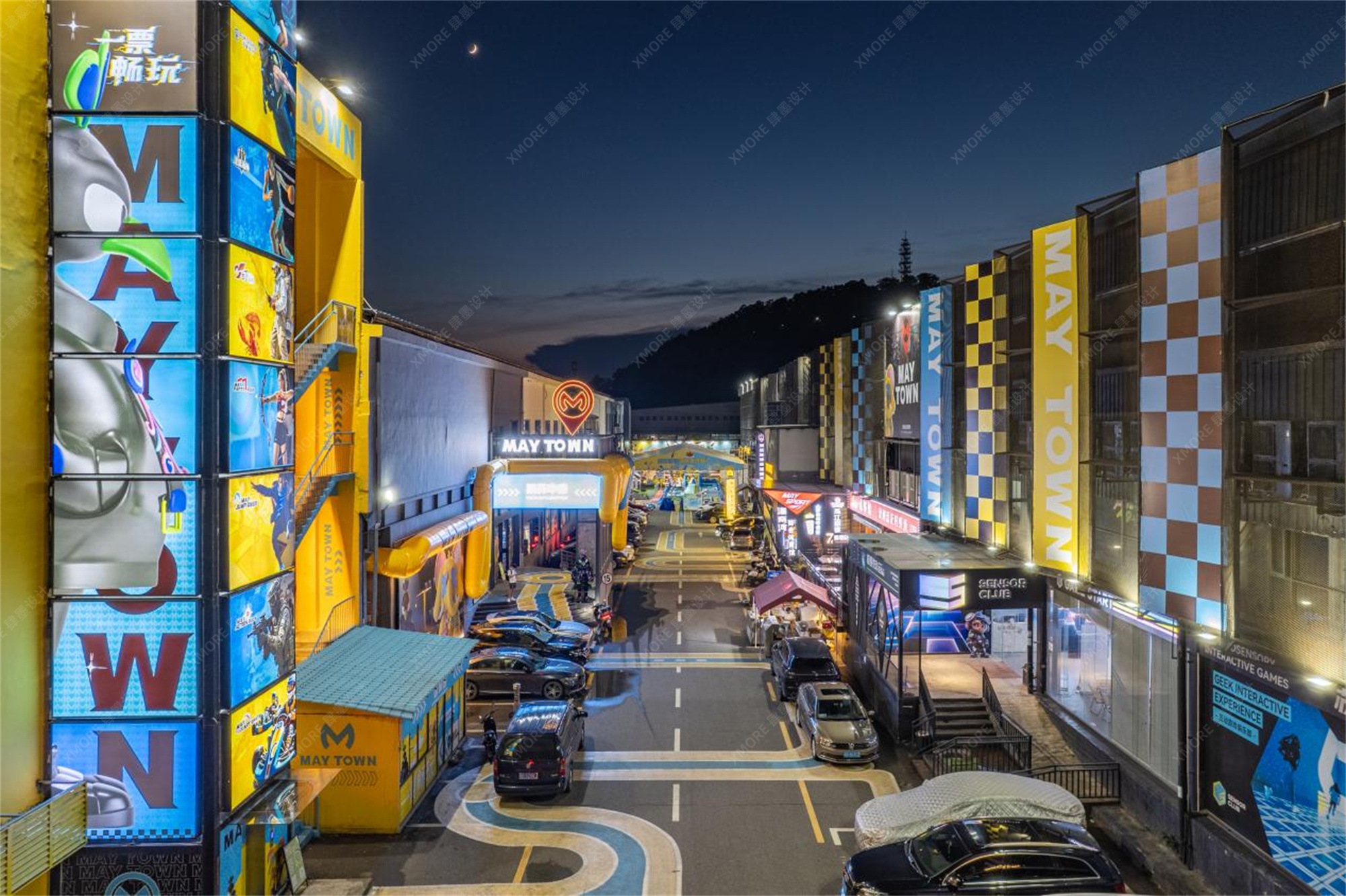 深圳湄南河商业街区美陈设计丨中国深圳丨肆墨商业街区美陈设计公司-42