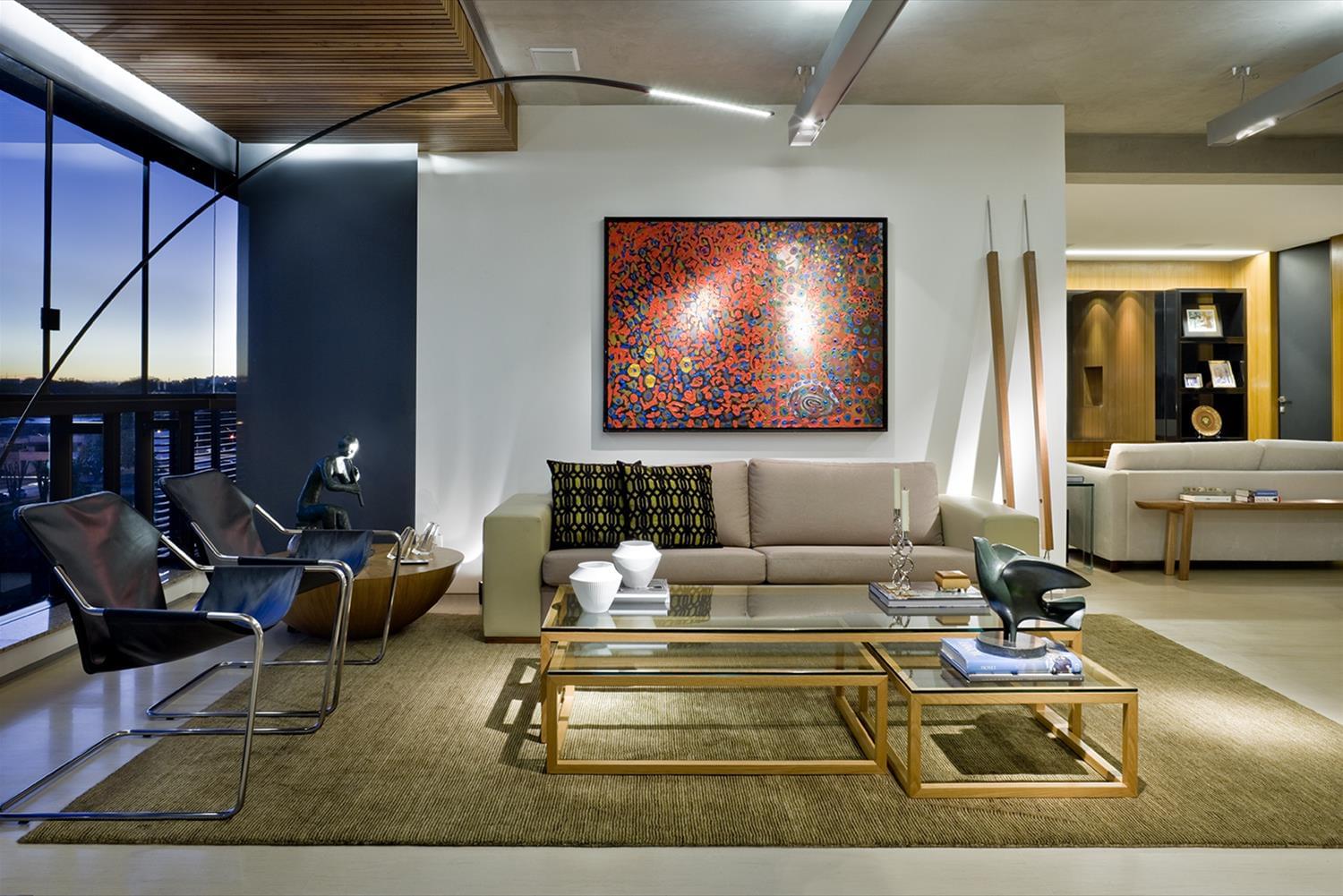 巴西利亚现代公寓设计，展现生活艺术-3