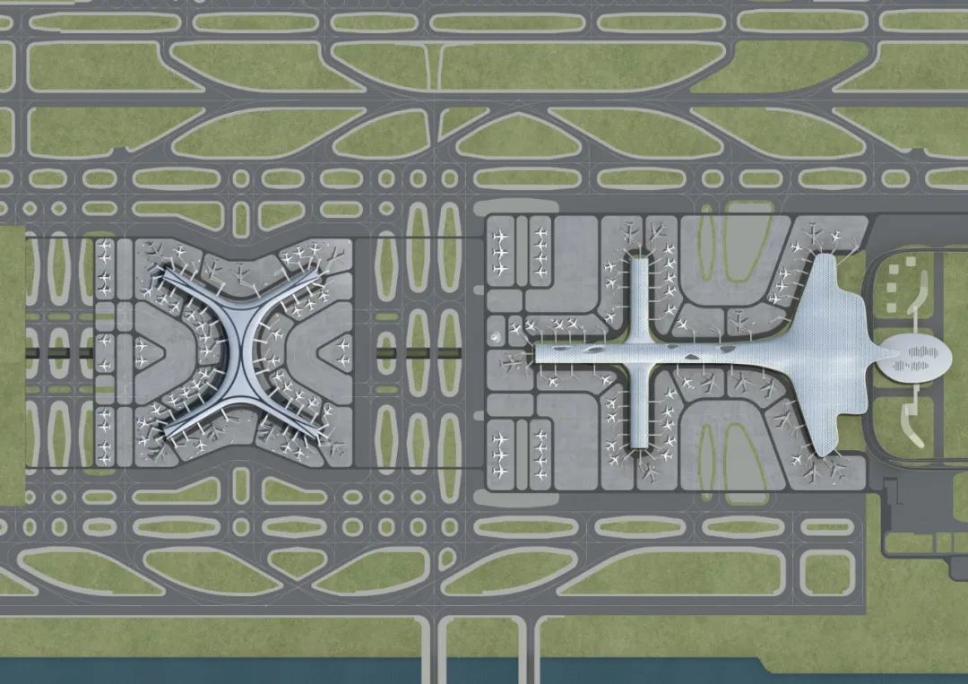 深圳宝安国际机场卫星厅丨中国深圳-3