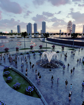 Landscape Project : تطوير أرض المتحف المصري الجديد