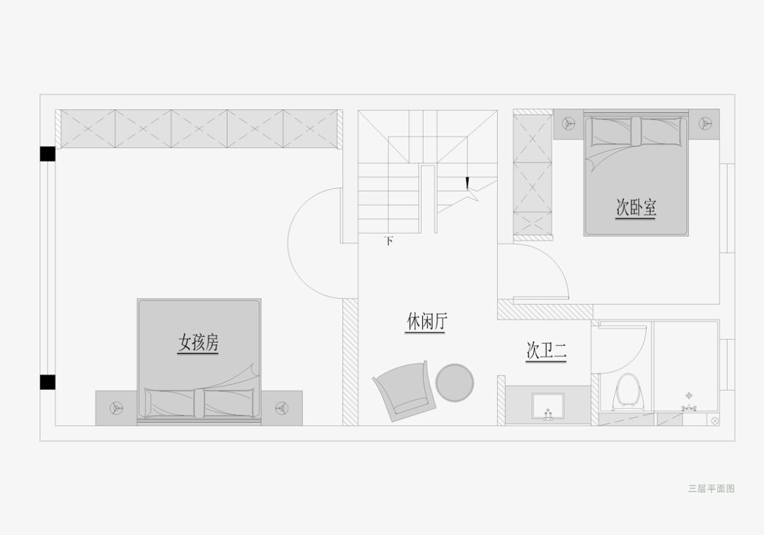成都市锦江区叠拼别墅设计丨中国成都丨清羽设计-18