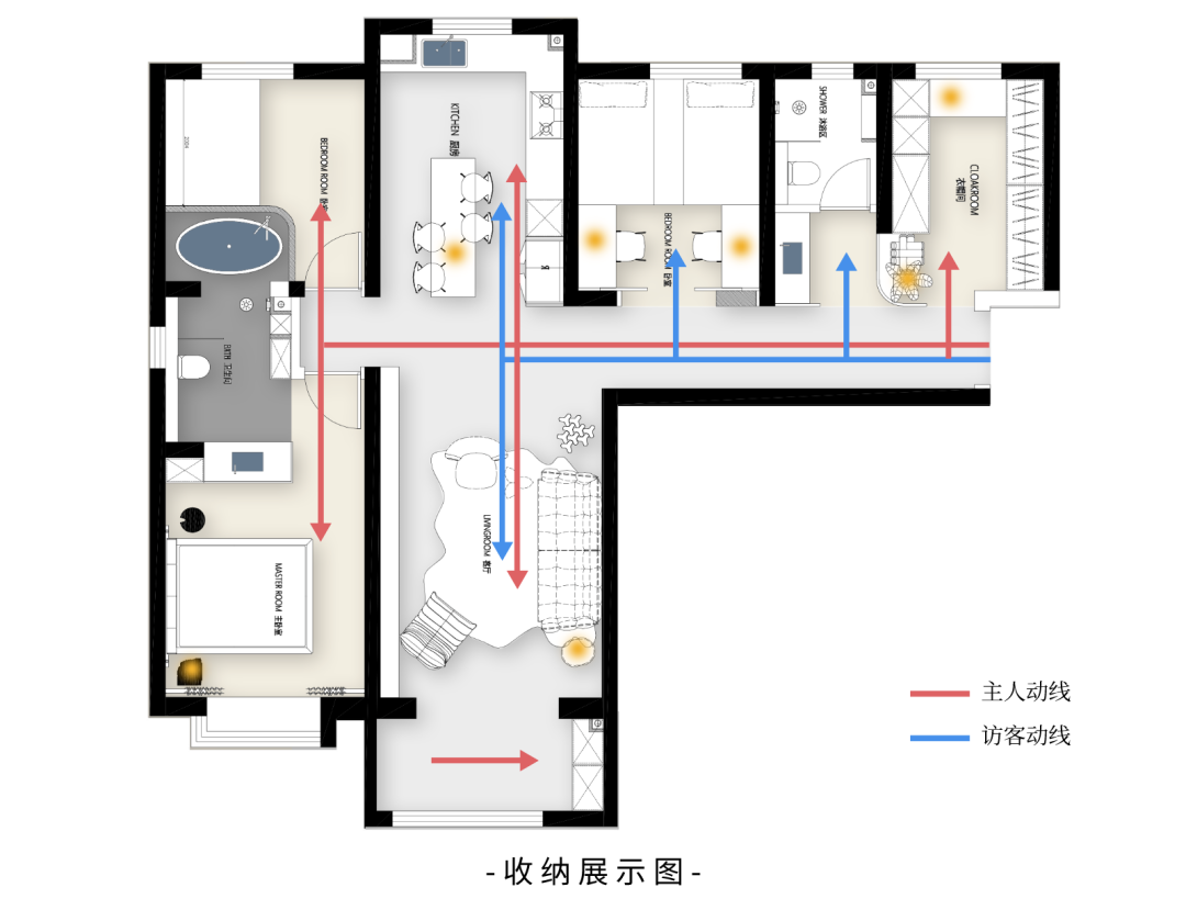 岁月缱绻 · 125㎡中古风家居设计丨张嵩林-15