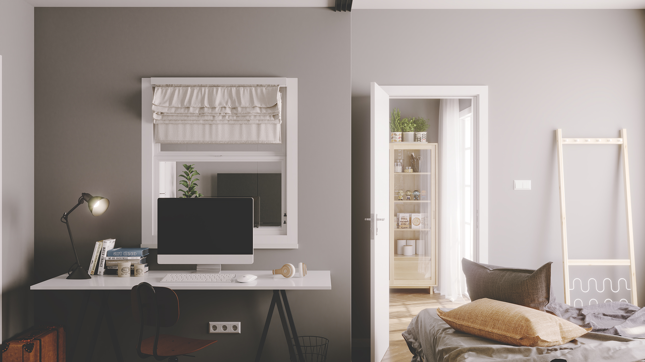 "不利"布局的奇特公寓设计-12