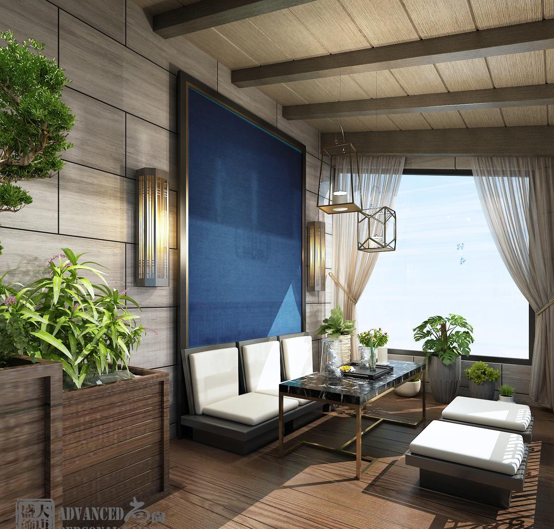 
尚晓明丨云端点墨设计 -180平样板间/水云居 -36