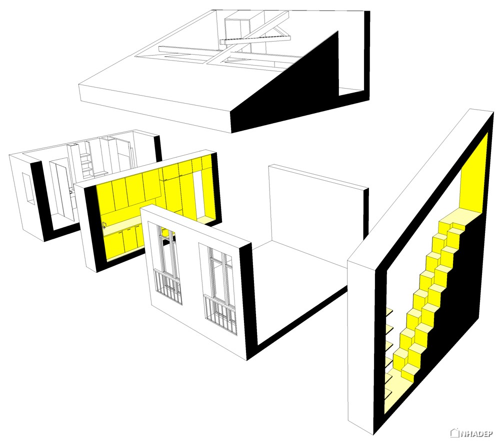 巴黎小户型公寓空间节约设计丨法国巴黎丨Schemaa-28