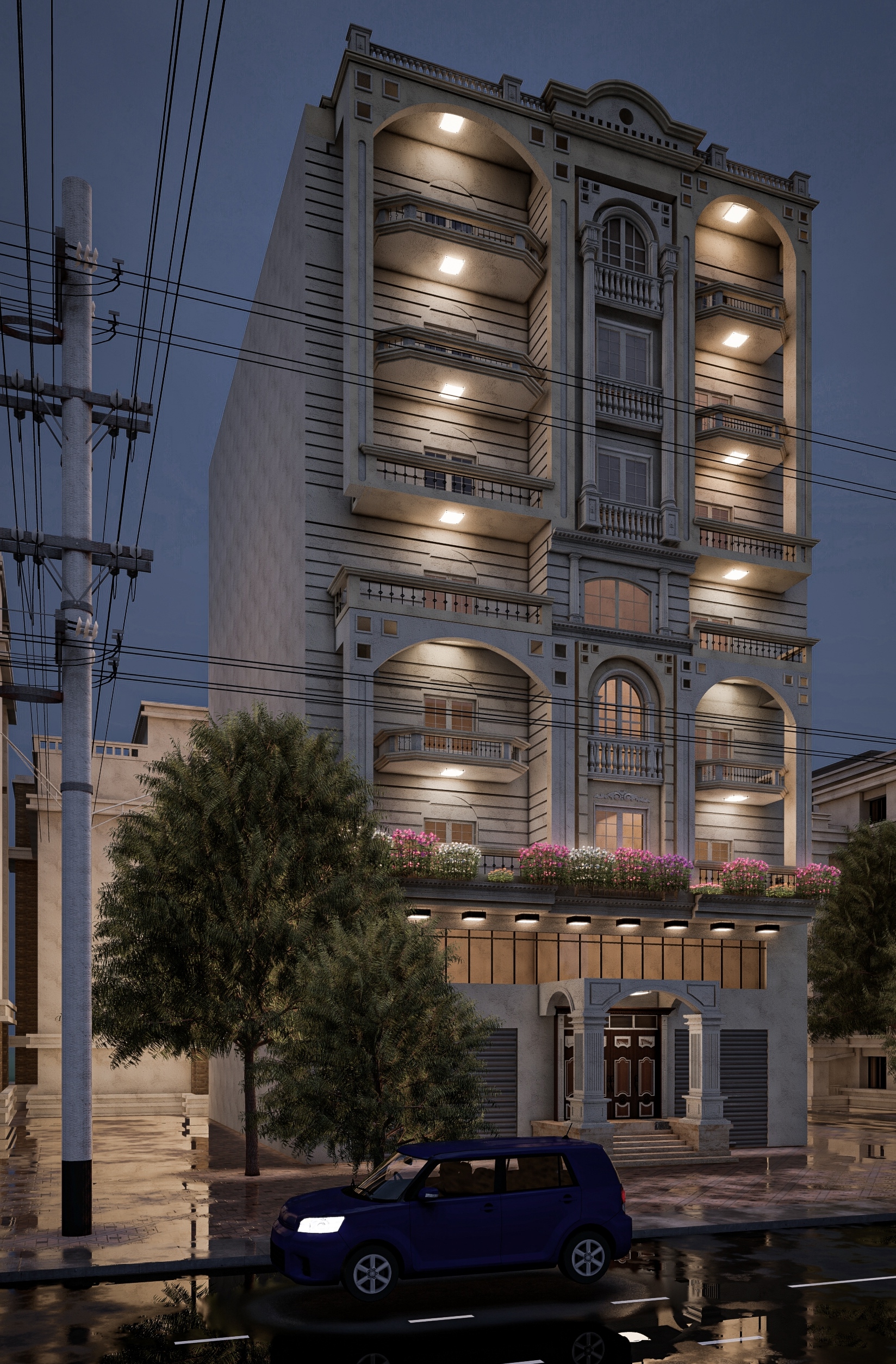 Commercial & residential Building-0