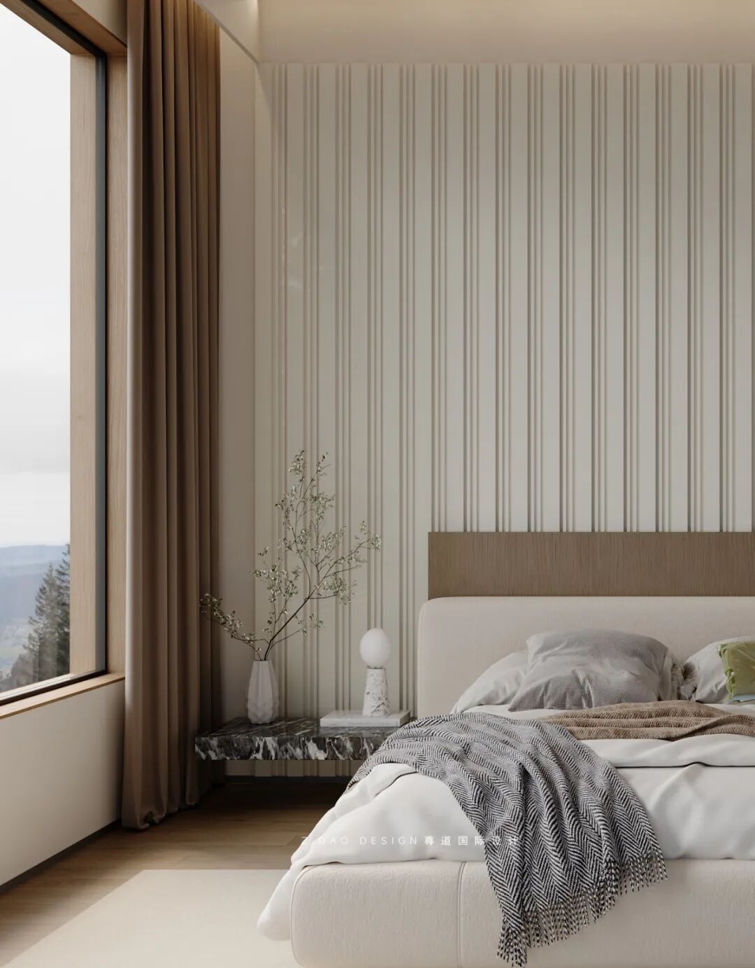 龙湖丽丰·西宸原著400㎡静奢风别墅（《喜 棠》）丨尊道国际设计-156