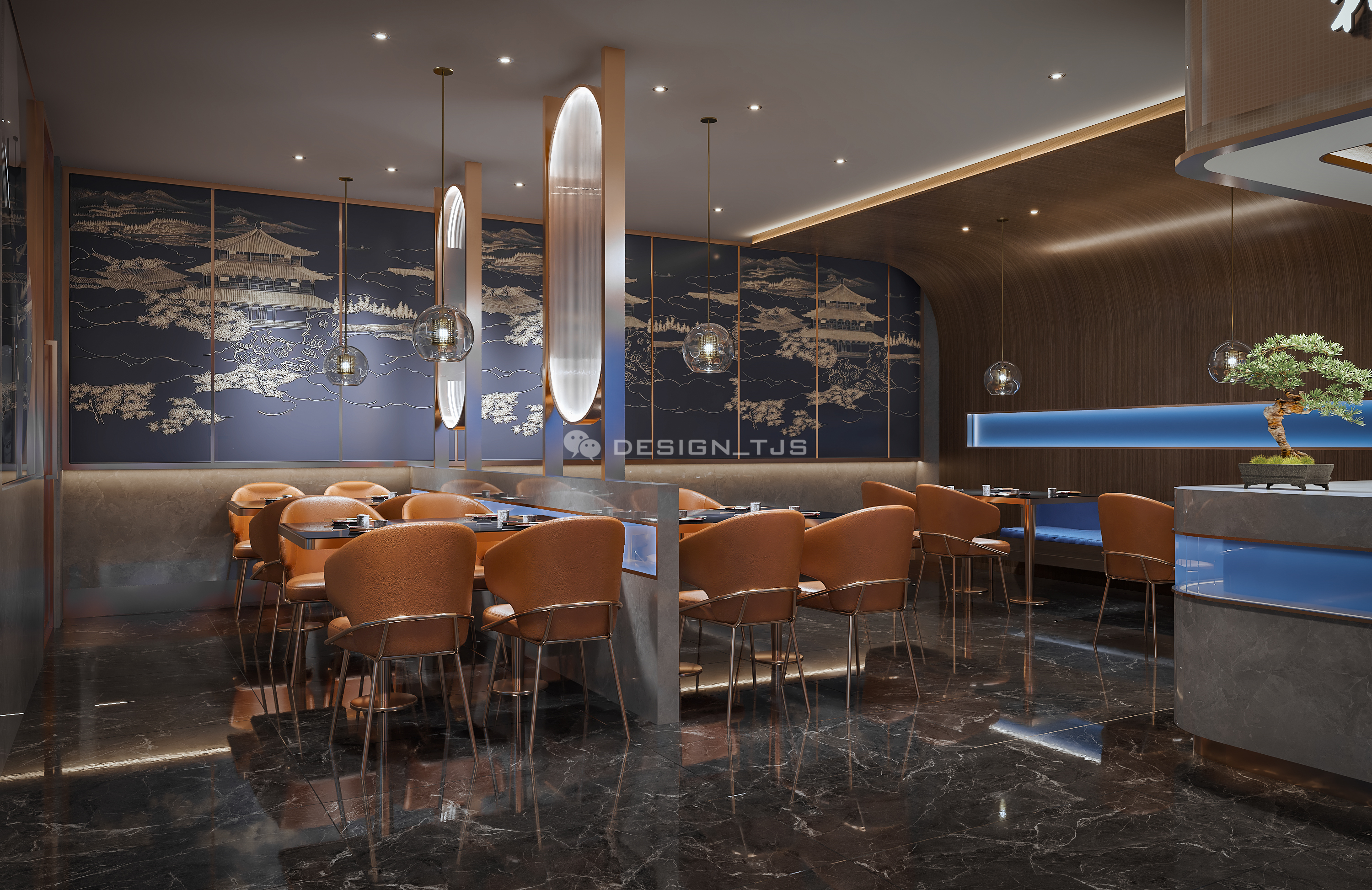 禾禾田餐饮效果图案例-1