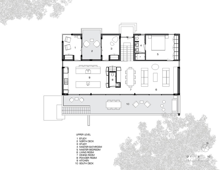 《Montauk House》自然通风的现代家庭空间-11