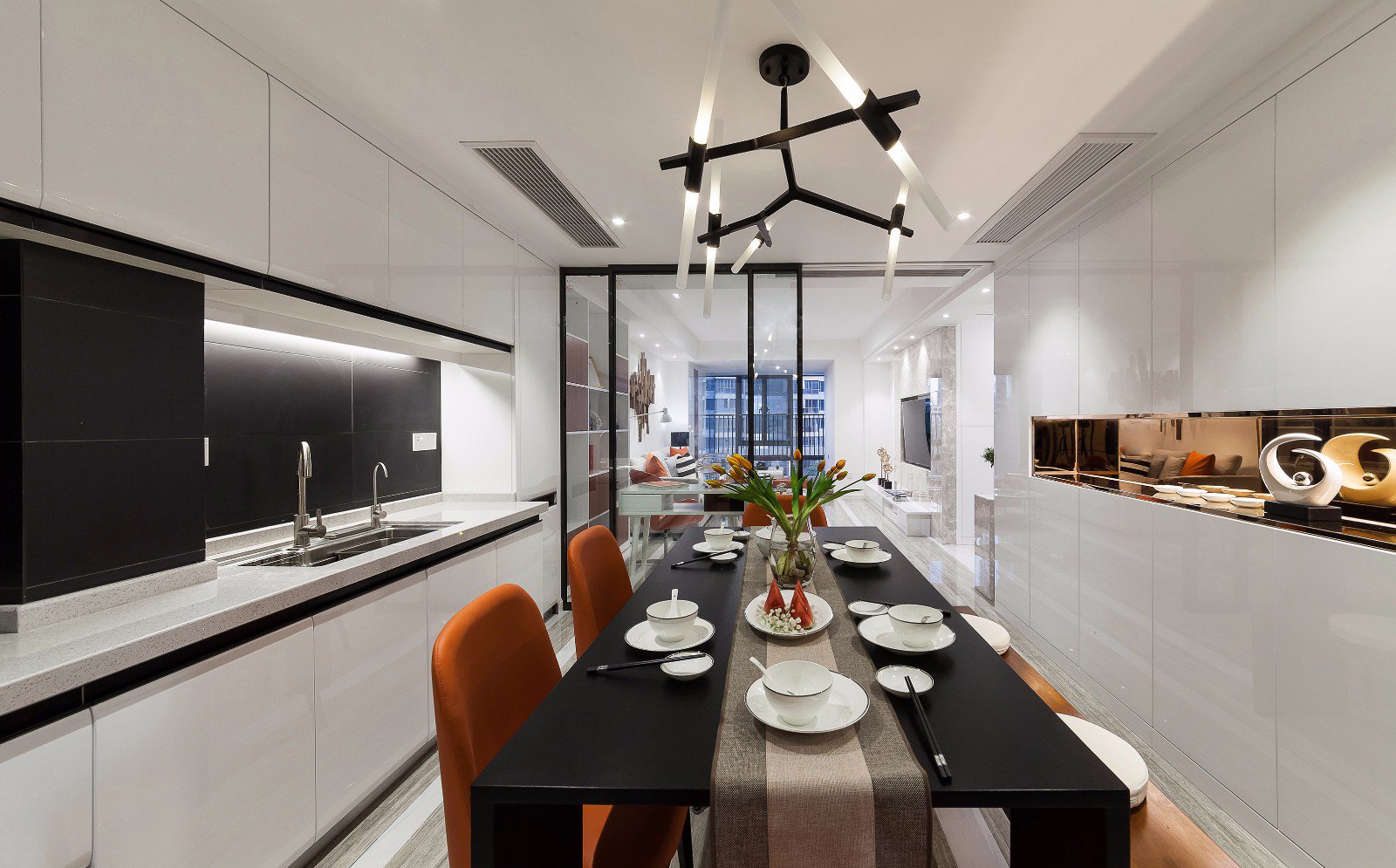 福州世欧王庄 3#03型现代简约样板间-20