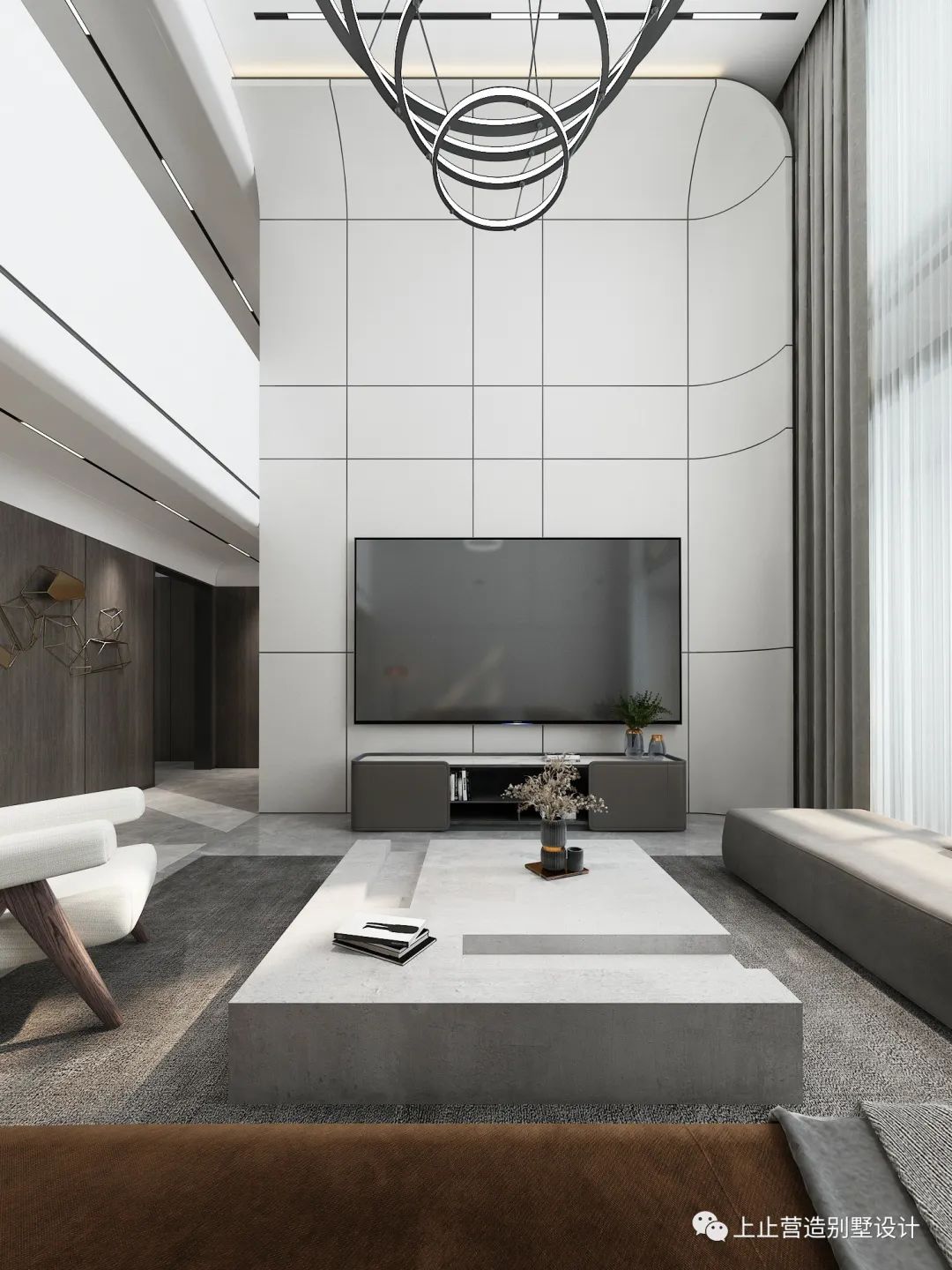 光影交叠下的现代理性美·敦化项目丨上止YL空间设计-18