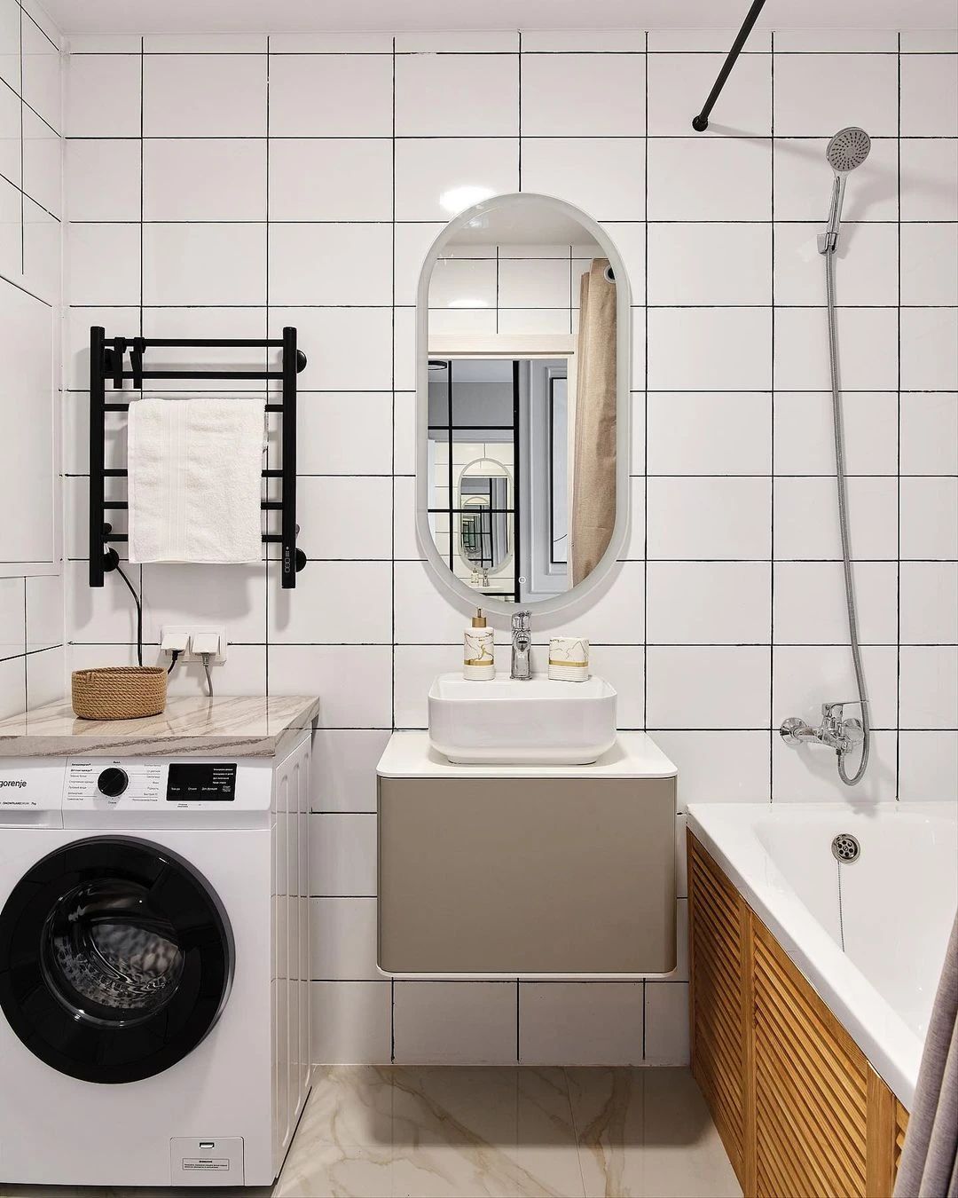 退休妈妈的 36㎡小公寓设计丨Olga Mirzabaeva-38