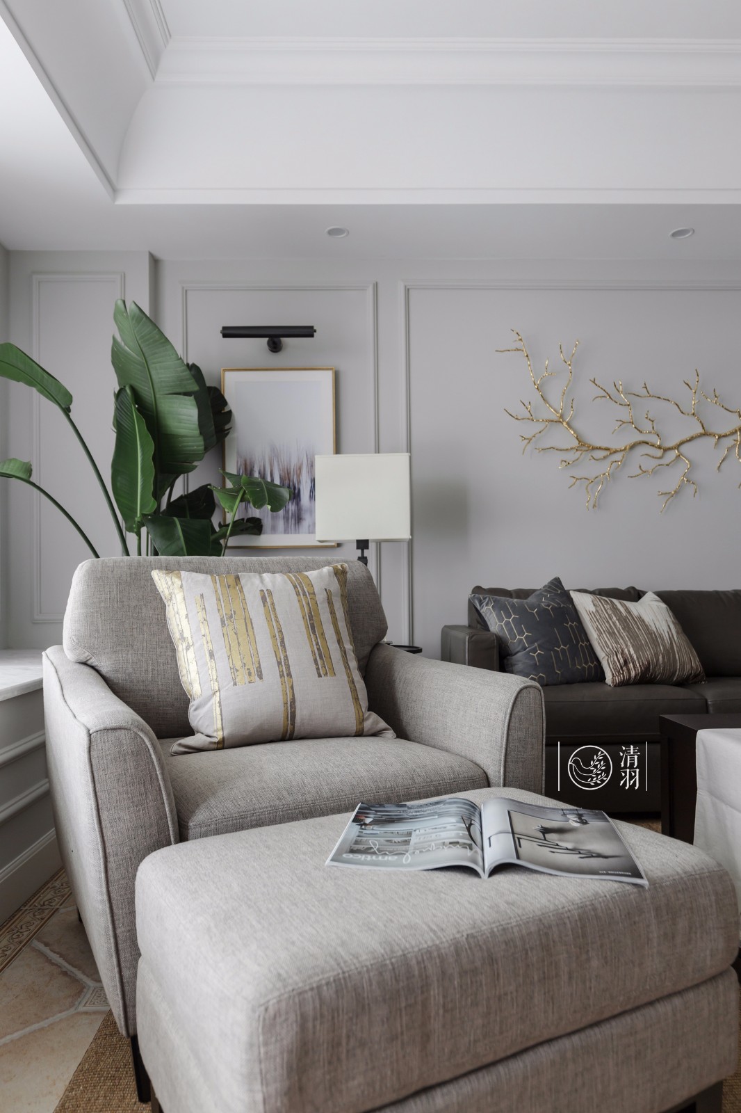 平层丨暗香疏影·成都177㎡美式住宅  清羽设计-47