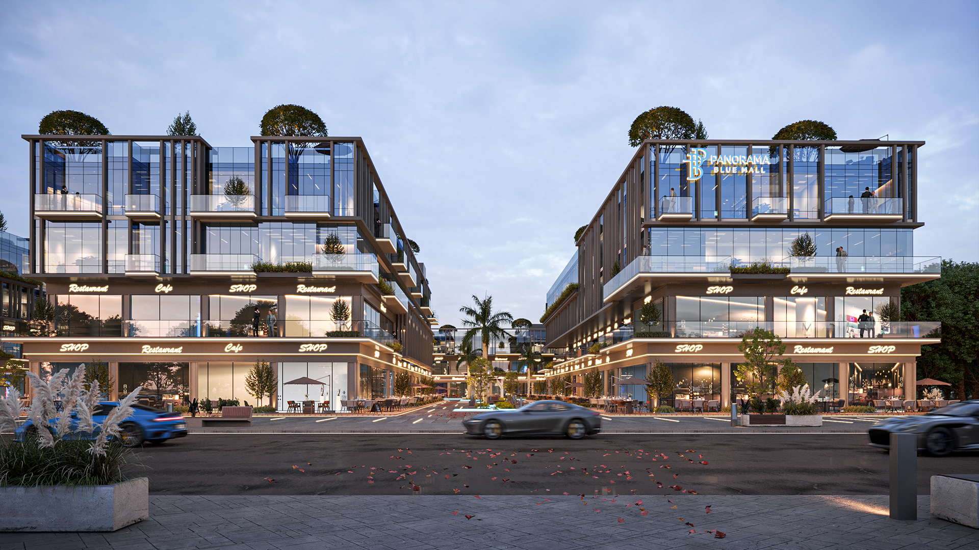 panorma blue mall（全景蓝色购物中心）丨Hafez Consultants-4