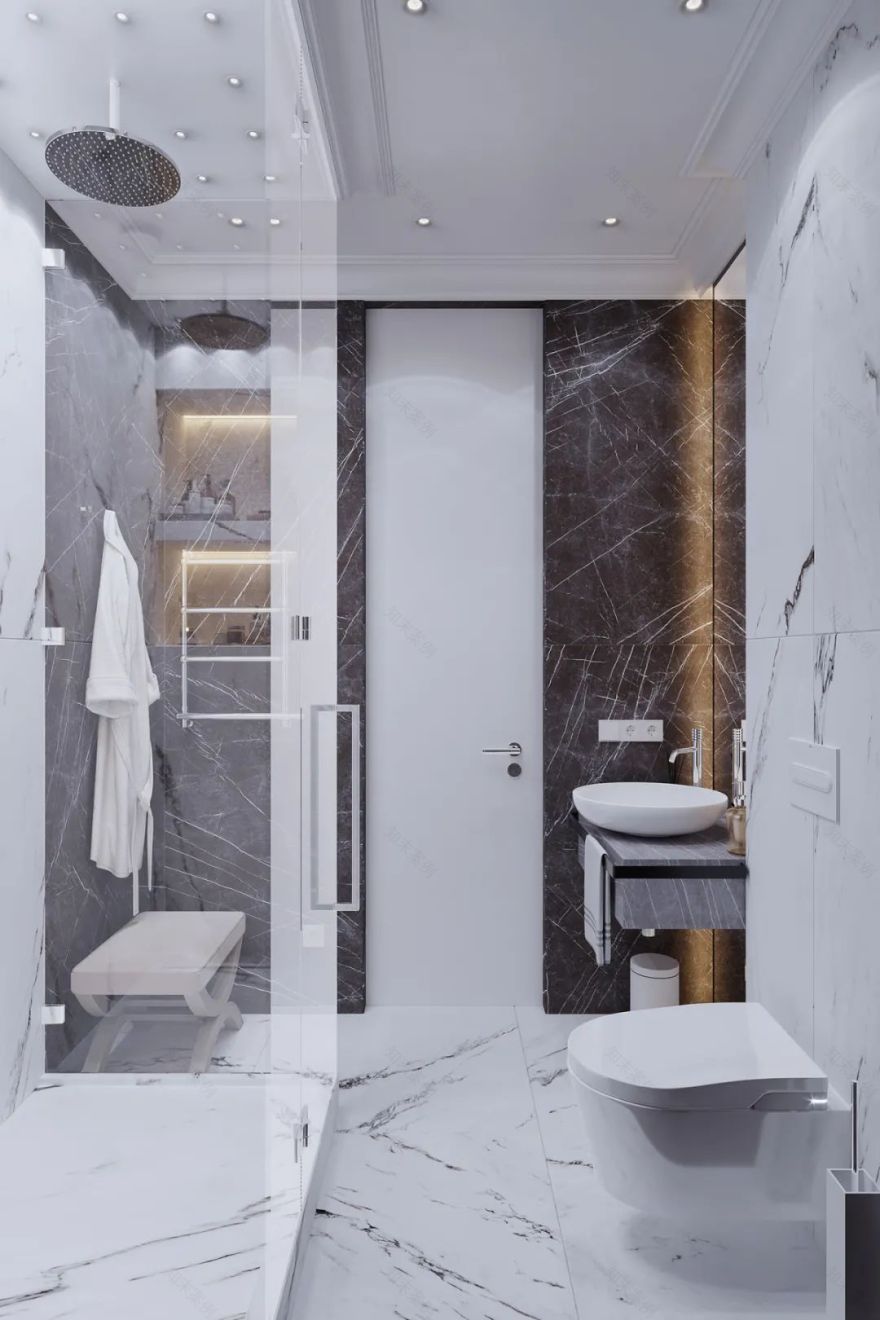 俄罗斯莫斯科 192·4㎡私人豪宅设计丨Julia Design-55